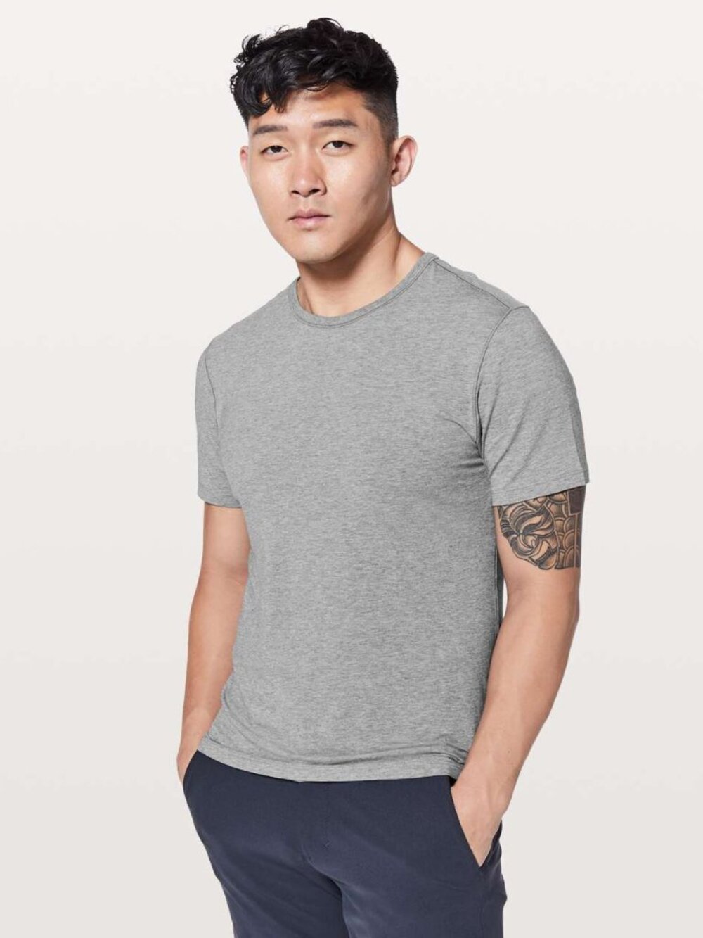Lululemon Men's 5 Year Basic Tee - Heathred Grey